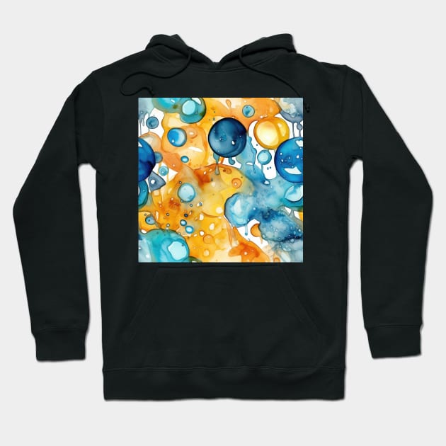 Abstract oil and water mix background Hoodie by Russell102